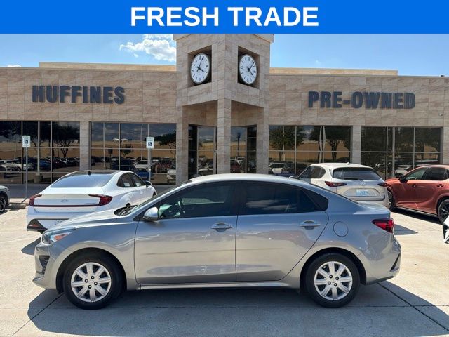 Steel Gray 2022 Kia Rio Sedan Front-Wheel Drive Continuously Variable Transmission