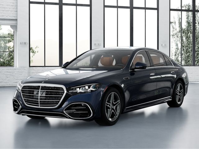 2026 Mercedes-Benz S 580 4MATIC Sedan Lease Special — 2027 Mercedes-Benz S 580 in Nautical Blue Metallic shown