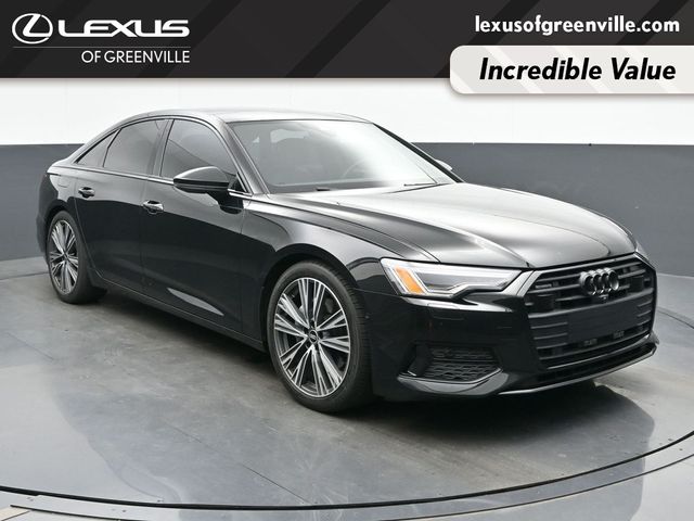 Black Metallic 2021 Audi A6 quattro Sport Premium Plus 45 TFSI AWD Sedan All-Wheel Drive 7-Speed Automatic