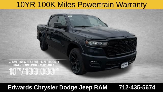 Forged Blue Metallic 2026 RAM 1500 Big Horn Crew Cab 4WD Pickup Truck Four-Wheel Drive 8-Speed Automatic