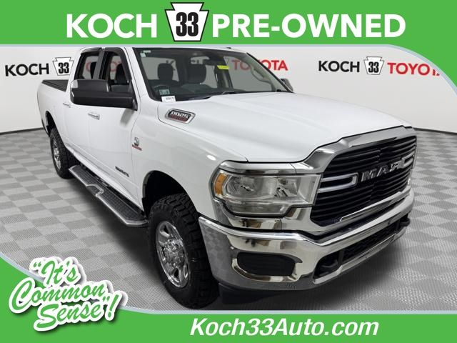 Bright White Clearcoat 2019 RAM 2500 Big Horn Crew Cab 4WD Pickup Truck Four-Wheel Drive 6-Speed Automatic