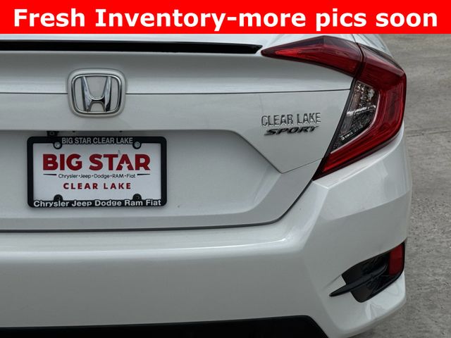 2021 Honda Civic Sport White at Emmons Autoplex
