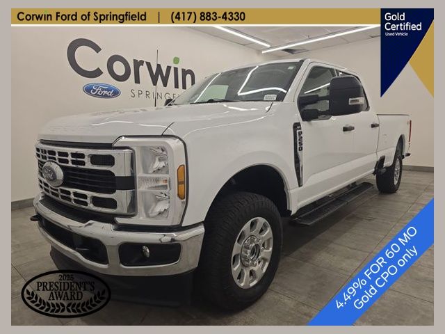 Oxford White 2024 Ford F-250 Super Duty XLT SuperCab 4WD Pickup Truck Four-Wheel Drive Automatic