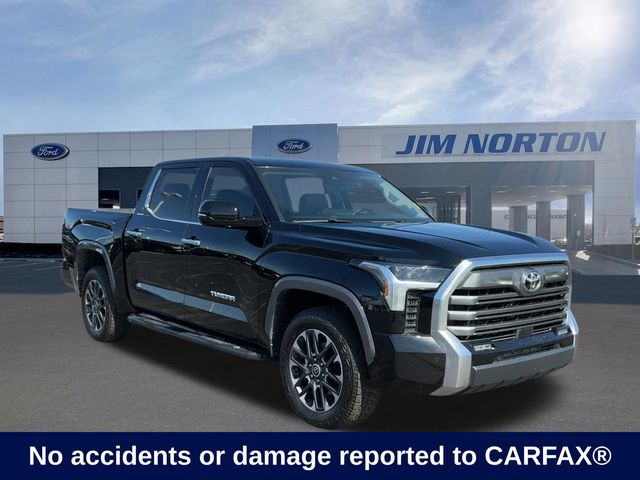 Midnight Black Metallic 2024 Toyota Tundra Limited CrewMax Cab 4WD Pickup Truck Four-Wheel Drive Automatic