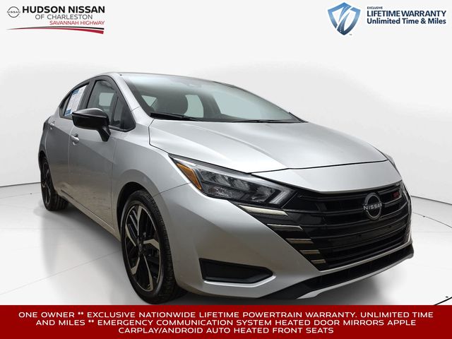 Brilliant Silver Metallic 2024 Nissan Versa Sedan Front-Wheel Drive Continuously Variable Transmission