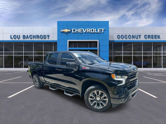Black 2023 Chevrolet Silverado 1500 Pickup Truck Four-Wheel Drive Automatic