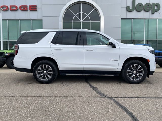 2022 Chevrolet Tahoe LT - Summit White exterior view 4