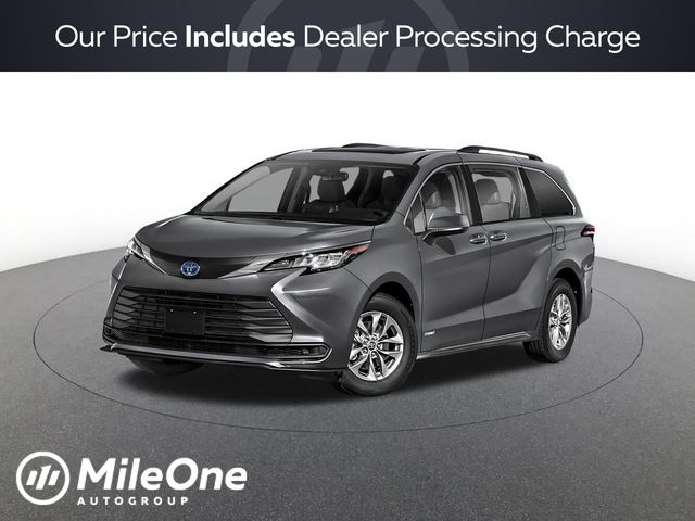 Predawn Gray Mica 2022 Toyota Sienna Minivan All-Wheel Drive Continuously Variable Transmission