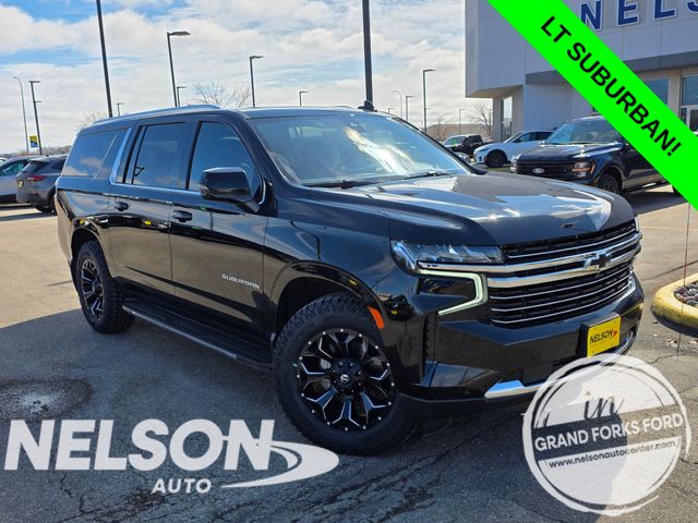Black 2021 Chevrolet Suburban LT 4WD SUV / Crossover Four-Wheel Drive