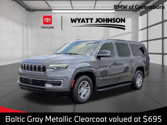 Baltic Gray Metallic Clearcoat 2024 Jeep Wagoneer L SUV / Crossover Four-Wheel Drive 8-Speed Automatic