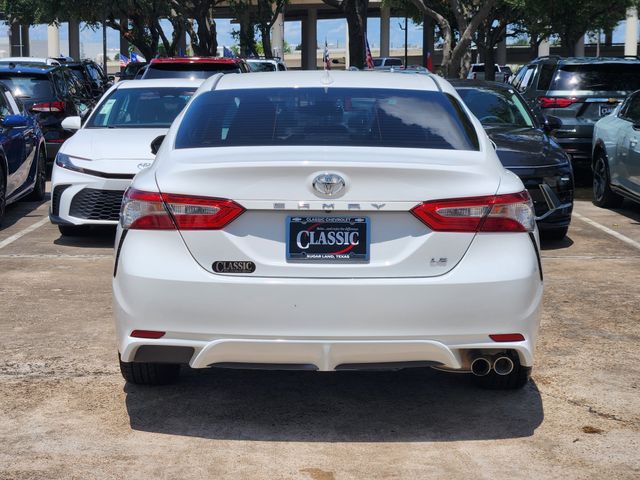 2019 Toyota Camry SE White at Cook Ford