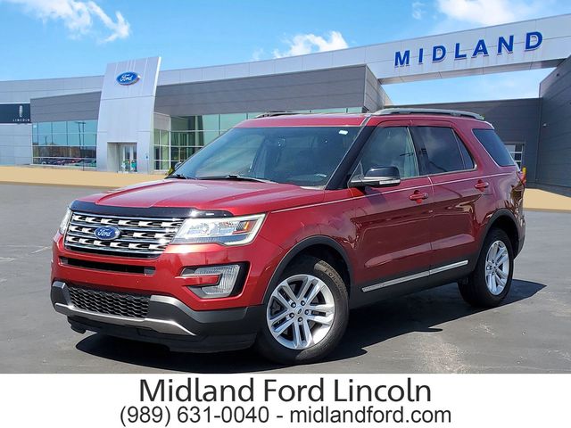 Ruby Red Metallic 2017 Ford Explorer XLT SUV / Crossover Front-Wheel Drive 6-Speed Automatic