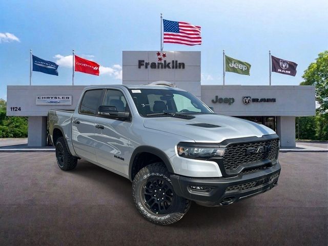 Silver 2026 RAM 1500 Pickup Truck Four-Wheel Drive 8-Speed Automatic