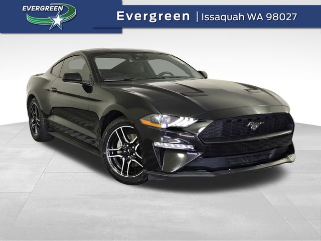 Shadow Black 2022 Ford Mustang EcoBoost Premium Fastback RWD Coupe Rear-Wheel Drive Automatic