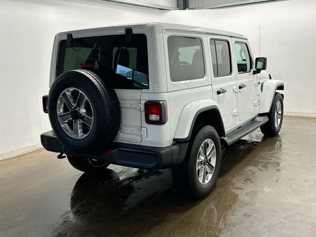2022 Jeep Wrangler Unlimited Sahara White/off-white at Klick Lewis Buick Chevrolet