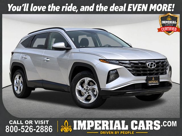 Shimmering Silver 2024 Hyundai Tucson SUV / Crossover All-Wheel Drive 8-Speed Automatic