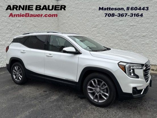White Frost Tricoat 2023 GMC Terrain SUV / Crossover Front-Wheel Drive 9-Speed Automatic