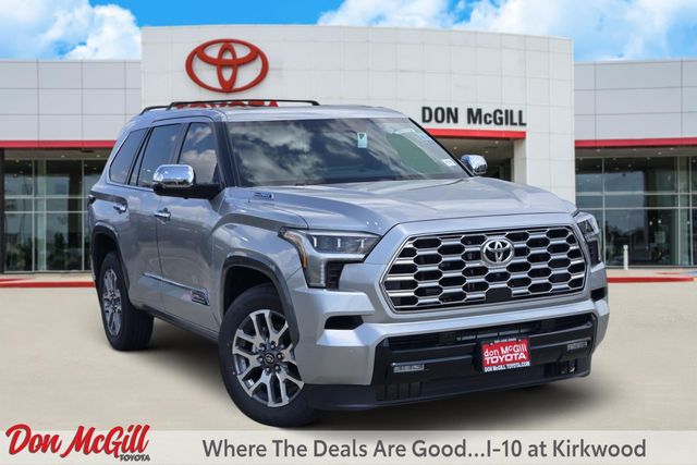 2026 Toyota Sequoia 1794 Edition Silver at Classic Toyota Galveston