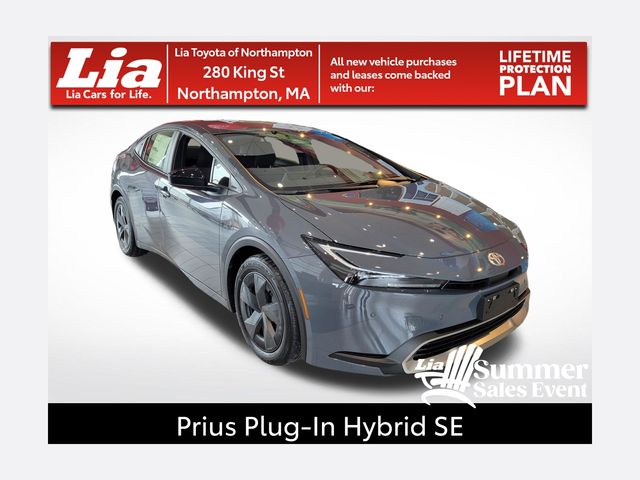 Gray 2026 Toyota Prius Plug-In Hybrid SE FWD Hatchback Front-Wheel Drive Continuously Variable Transmission