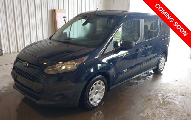 Dark Blue 2018 Ford Transit Connect Wagon XL LWB FWD with Rear Liftgate Van Front-Wheel Drive 6-Speed Automatic