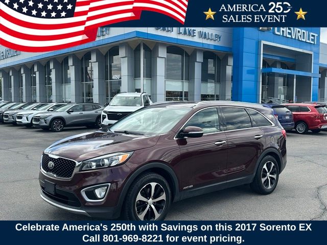 Red (Sangria) 2017 Kia Sorento SUV / Crossover All-Wheel Drive 6-Speed Automatic