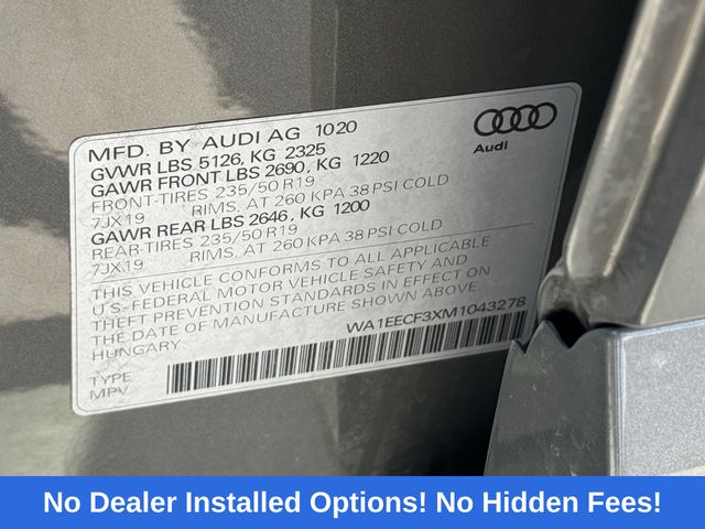 2021 Audi Q3 Premium Plus Green at Autostrade