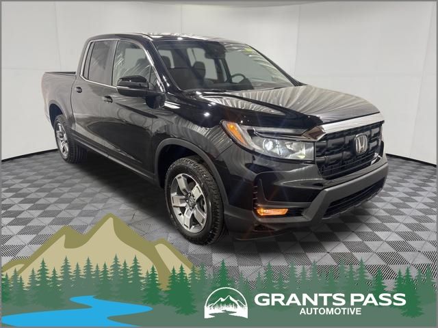Crystal Black Pearl 2026 Honda Ridgeline RTL AWD Pickup Truck All-Wheel Drive 9-Speed Automatic