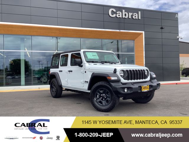 Bright White Clearcoat 2026 Jeep Wrangler Sport 4-Door 4WD SUV / Crossover Four-Wheel Drive 8-Speed Automatic