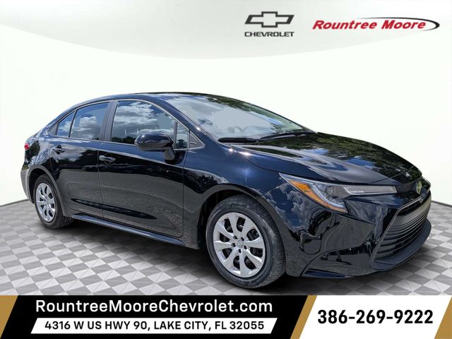 Midnight Black Metallic 2025 Toyota Corolla Sedan Front-Wheel Drive Continuously Variable Transmission