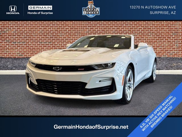 Summit White 2021 Chevrolet Camaro Convertible Rear-Wheel Drive 6-Speed Manual