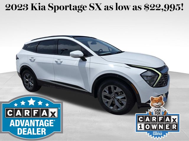 White Pearl 2023 Kia Sportage SUV / Crossover Front-Wheel Drive 8-Speed Automatic