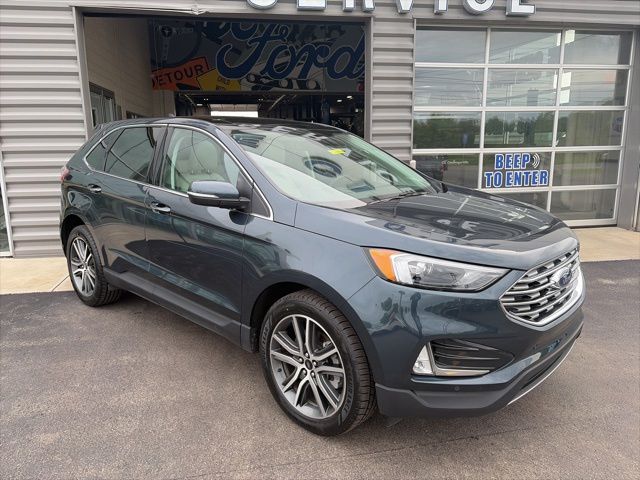 2024 Ford Edge Titanium Blue at Luther Ford