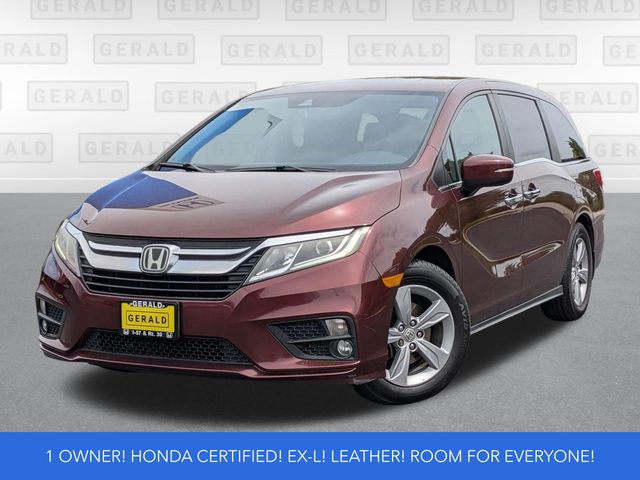 Red (Deep Scarlet Pearl) 2018 Honda Odyssey EX-L FWD Minivan Front-Wheel Drive 9-Speed Automatic