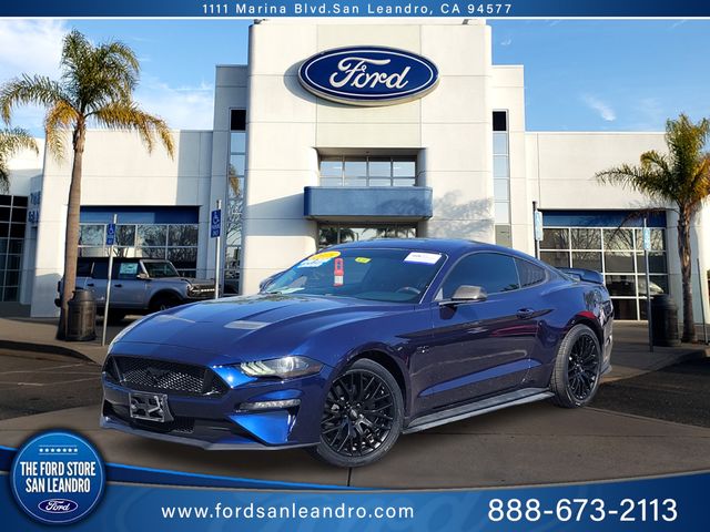 Kona Blue Metallic 2018 Ford Mustang GT Coupe RWD Coupe Rear-Wheel Drive Automatic