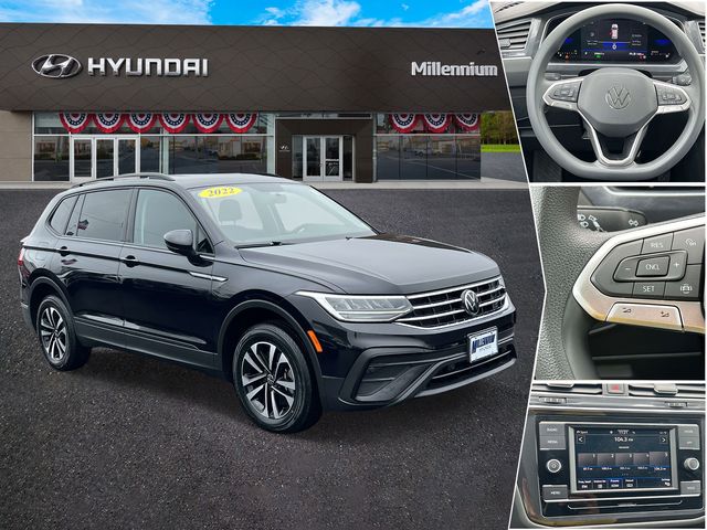 Black 2022 Volkswagen Tiguan S 4Motion SUV / Crossover All-Wheel Drive 8-Speed Automatic