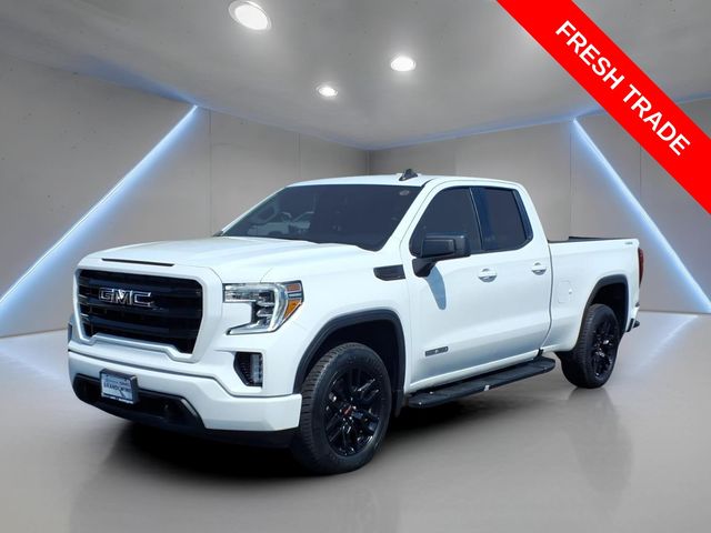 Summit White 2021 GMC Sierra 1500 Elevation Double Cab 4WD Pickup Truck Four-Wheel Drive 8-Speed Automatic