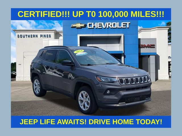 Baltic Gray Metallic Clearcoat 2024 Jeep Compass SUV / Crossover Four-Wheel Drive 8-Speed Automatic