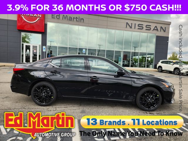Super Black 2026 Nissan Altima Sedan Front-Wheel Drive Continuously Variable Transmission