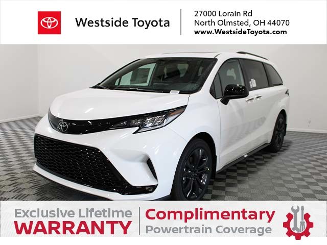 Ice 2026 Toyota Sienna Minivan Front-Wheel Drive Continuously Variable Transmission