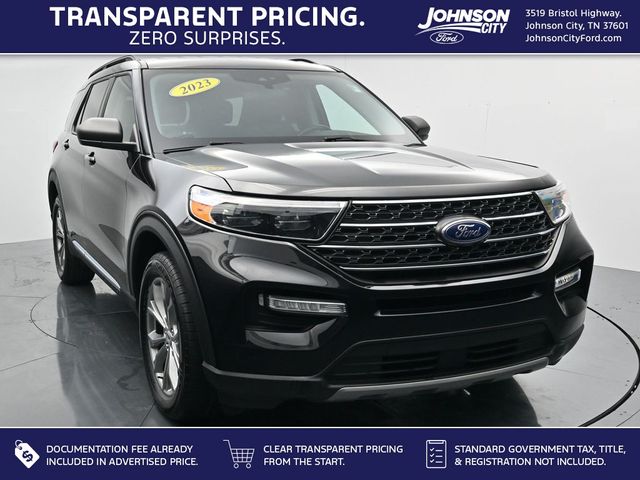 Agate Black Metallic 2023 Ford Explorer SUV / Crossover All-Wheel Drive Automatic