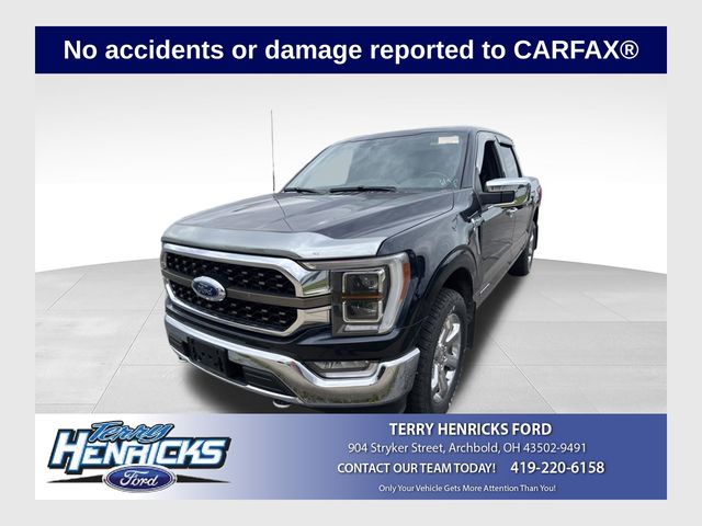 Antimatter Blue Metallic 2021 Ford F-150 Pickup Truck Four-Wheel Drive Automatic