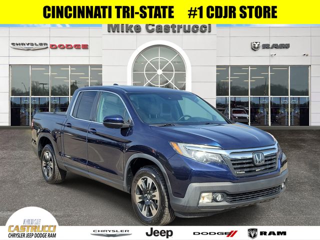 Blue 2020 Honda Ridgeline RTL AWD Pickup Truck All-Wheel Drive 9-Speed Automatic