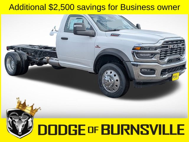 Bright White Clearcoat 2026 RAM 5500 Chassis 8-Speed Automatic