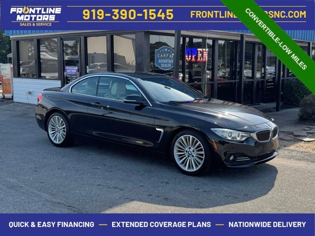 Carbon Black Metallic 2015 BMW 4 Series 428i Convertible RWD Convertible Rear-Wheel Drive 8-Speed Automatic
