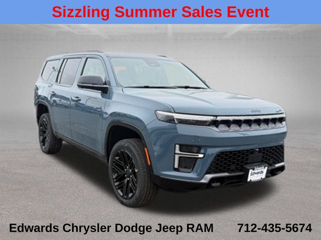 Gray (Steel Blue) 2026 Jeep Grand Wagoneer SUV / Crossover Four-Wheel Drive 8-Speed Automatic