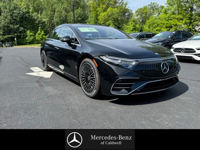 Black 2026 Mercedes-Benz EQS 450 4MATIC Sedan All-Wheel Drive 1-Speed Automatic