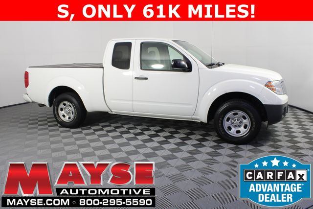 Glacier White 2019 Nissan Frontier S King Cab RWD Pickup Truck 4X2 5-Speed Automatic Overdrive