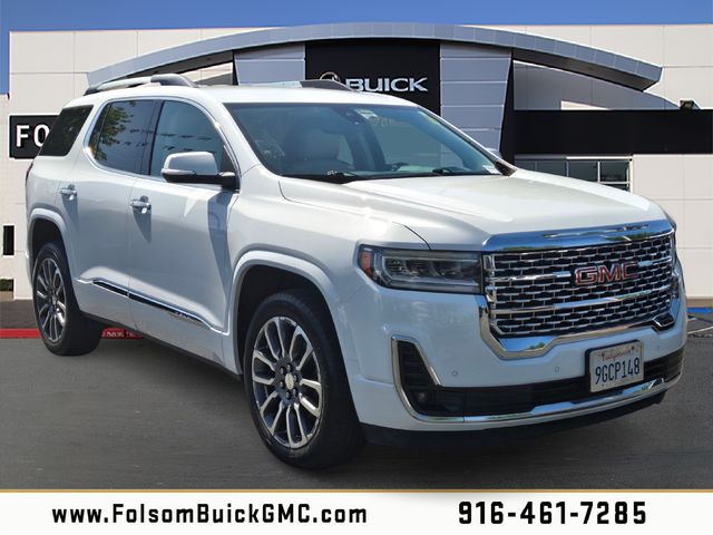 Summit White 2023 GMC Acadia Denali AWD SUV / Crossover Four-Wheel Drive 9-Speed Automatic
