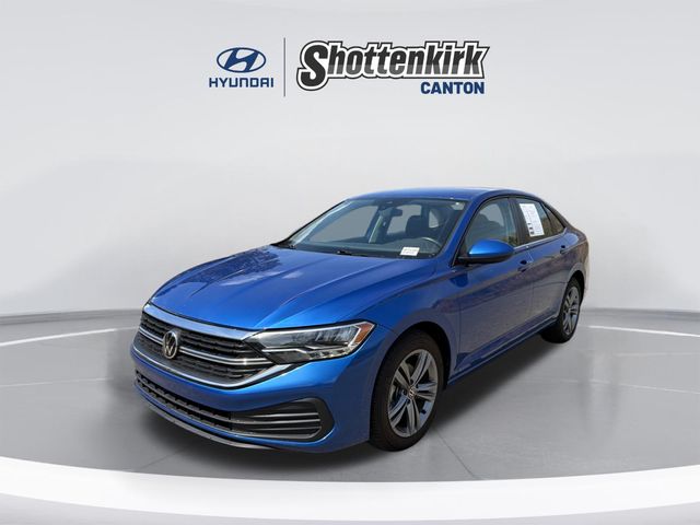 Blue 2024 Volkswagen Jetta SE FWD Sedan Front-Wheel Drive 8-Speed Automatic