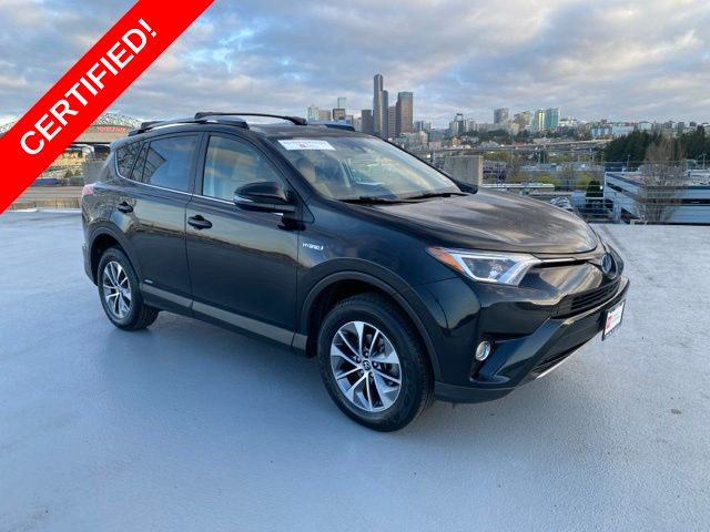 Black Sand Pearl 2017 Toyota RAV4 Hybrid XLE AWD SUV / Crossover All-Wheel Drive Continuously Variable Transmission